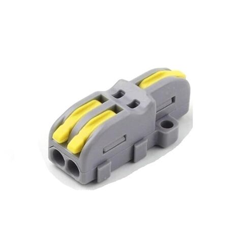 Universal Compact Wiring Splicing Conector 10/100PCS Electrical Cable Connector 1 in Multiple Out Quick Wire Terminal Block 2/3/4/5Pin Push in Lever Connectors(NV-F13AO,100PCS) in Saudi Arabia