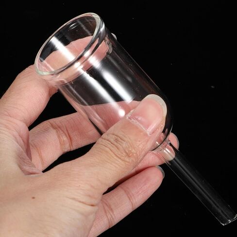 Holibanna Laboratory Glass Filtration Funnel 32mm Round Bottom 120mm Length Scientific Experiment Funnel for Classroom and Student Labs in Kuwait