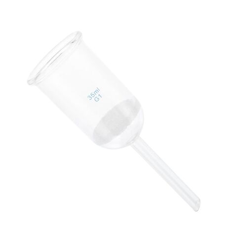 Acid Resistant Glass Sand Core Funnel 35ml G1 Laboratory Filtering Funnel Equipment for Chemical Experiments in Saudi Arabia