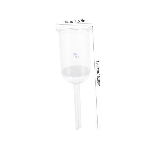 Acid Resistant Glass Sand Core Funnel 35ml G1 Laboratory Filtering Funnel Equipment for Chemical Experiments in Saudi Arabia