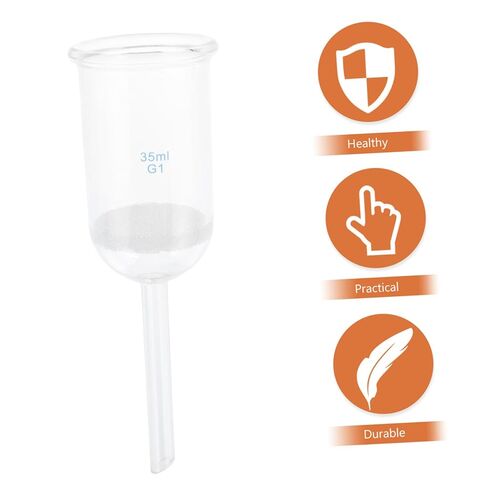 Acid Resistant Glass Sand Core Funnel 35ml G1 Laboratory Filtering Funnel Equipment for Chemical Experiments in Saudi Arabia