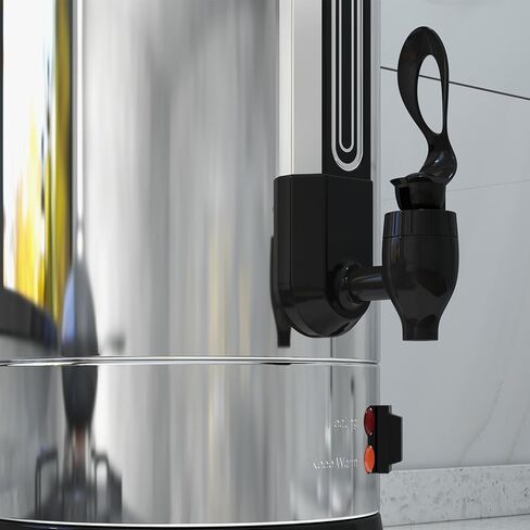 جرة قهوة وموزع مشروبات ساخنة بسعة 120 كوب، ماكينة صنع القهوة التجارية سعة 18 لتر/4.8 جالون من الفولاذ المقاوم للصدأ، موزع قهوة ساخن كبير لتقديم الطعام في بوفيه الحفلات in Kuwait