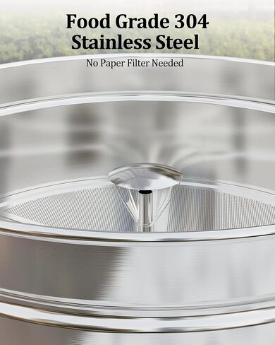 جرة قهوة وموزع مشروبات ساخنة بسعة 120 كوب، ماكينة صنع القهوة التجارية سعة 18 لتر/4.8 جالون من الفولاذ المقاوم للصدأ، موزع قهوة ساخن كبير لتقديم الطعام في بوفيه الحفلات in Kuwait