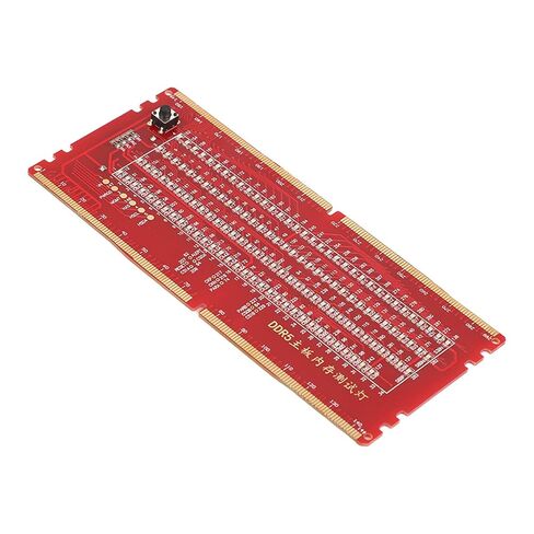 Yunir Desktop Memory Test Card with LED Light, Indicates Open and Short Circuit, More Efficient Testing Process, No External Power Supply Required (Red) in Saudi Arabia