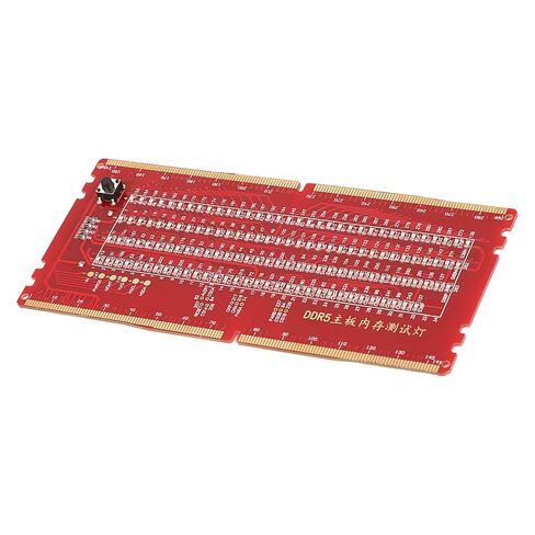 Yunir Desktop Memory Test Card with LED Light, Indicates Open and Short Circuit, More Efficient Testing Process, No External Power Supply Required (Red) in Saudi Arabia