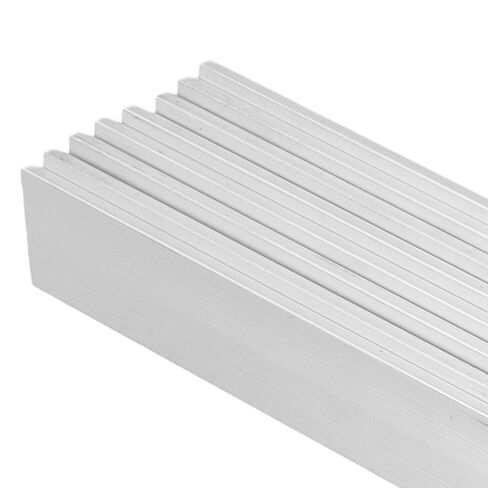 SHEUTSAN 10 Pack 12 x 1 x 1 inch Aluminum Angle Stock, 1/8 inch Thick Aluminum Angle Bar for Shelves Brackets, Frames, Railings in Saudi Arabia