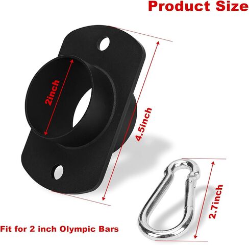 Landmine Eyelet Attachment,T-Bar Row Platform Post Insert Landmine Attachment Fits 2-inch Olympic Barbell for Back Muscle Arm Full-Body & Support Deadlifts Squats in Saudi Arabia
