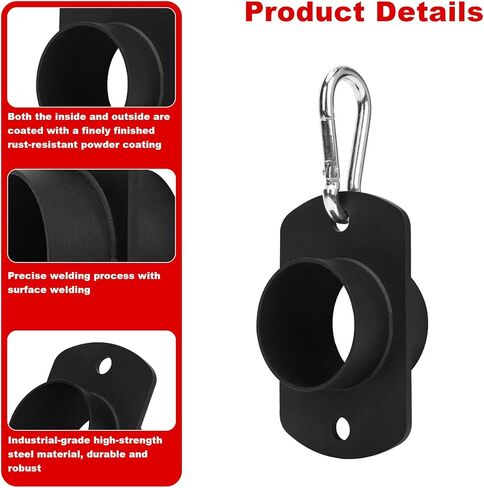 Landmine Eyelet Attachment,T-Bar Row Platform Post Insert Landmine Attachment Fits 2-inch Olympic Barbell for Back Muscle Arm Full-Body & Support Deadlifts Squats in Saudi Arabia