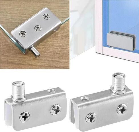 مفصل محوري زجاجي محور دوران 5-8 مللي متر خزانة مشروبات باب مشبك مشبك أثاث 2 قطعة in Kuwait