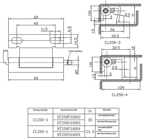 الأجهزة الانحناء المفصلي صندوق توزيع المعدات الصناعية CL250-4 1 قطعة in Kuwait