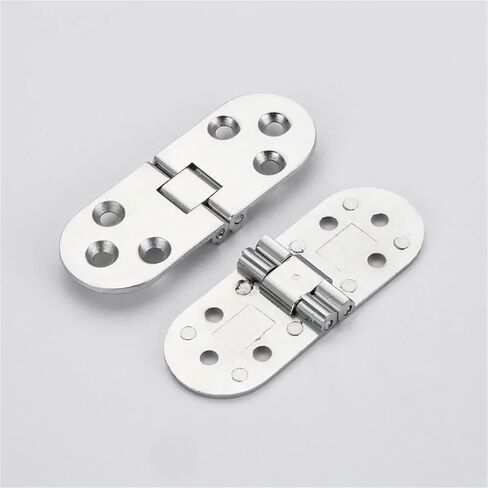Folding Self Supporting Table Cabinet Door Hinge Flush Mounted 1Pcs(Silver) in Saudi Arabia