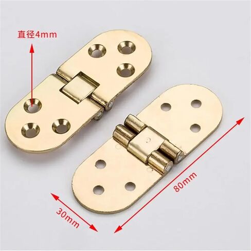Folding Self Supporting Table Cabinet Door Hinge Flush Mounted 1Pcs(Silver) in Saudi Arabia
