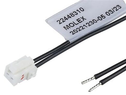 Molex/Waldom, 224483-1023, Microtpa 2.0 R-S 2Ckt 300Mm Disc Sn |Molex 224483-1023 (50 Item/s) in Saudi Arabia