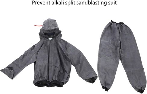 YWBL-WH Split Type Sandblasting Suit, Rubber Fabric Protective Overalls, Effective Protection for Harsh Construction Sites in Saudi Arabia