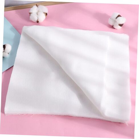 SAFIGLE 100pcs Disposable Thicken Cotton Gauze Masks for Beauty Salons Soft and Breathable Facial Covering for Daily Use and White Color in Saudi Arabia