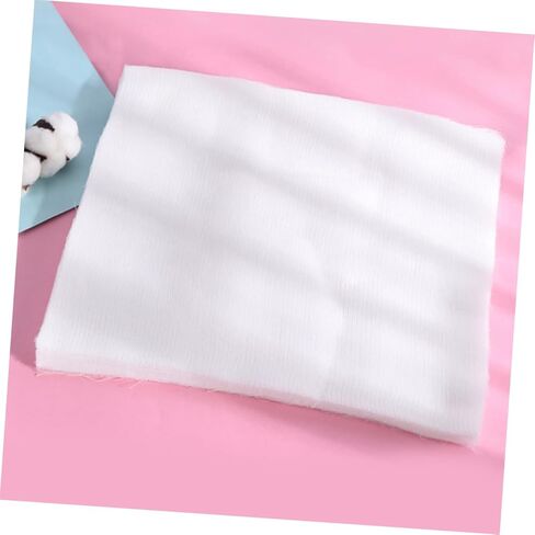SAFIGLE 100pcs Disposable Thicken Cotton Gauze Masks for Beauty Salons Soft and Breathable Facial Covering for Daily Use and White Color in Saudi Arabia