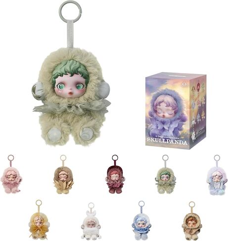 POP MART SKULLPANDA L’impressionnisme Series Plush Doll Blind Box Figures, Random Design Action Figures Collectible Toys Home Decorations, Holiday Birthday Gifts for Girls and Boys, Single Box in Kuwait