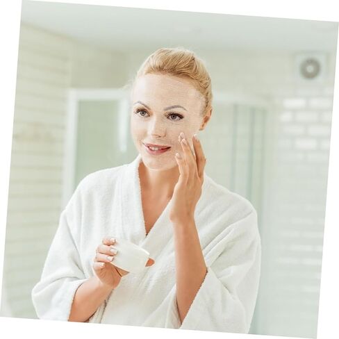 100pcs Facial Gauze Mask Sheets Spa Facial Mask Skincare Face Round Sheets Skincare Supplies in Saudi Arabia