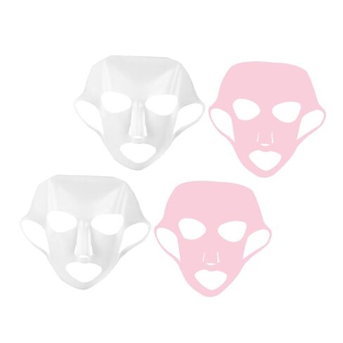 Healifty 4sets Silicone Mask Film Mask Cover for Home Face for Moisturizing Useful Accessory 4pcs*4 in Saudi Arabia