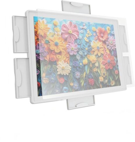 ALL4JIG 1500 Pieces Rotating Plastic Puzzle Board with 6 Sliding Drawers and Protective Cover, 360° Lazy Susan Design, 34.25"x26.38" Portable Spinning Puzzle Table for Adults, Ideal Gift for Mum in Kuwait