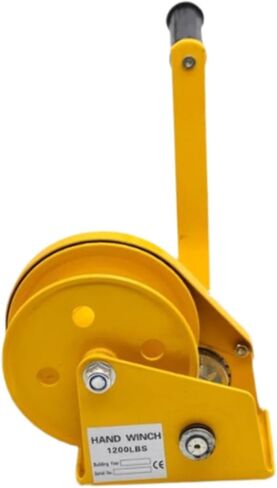 ونش يدوي بمقبض مطاطي بسعة 1200 رطل ونش سحب أصفر للمقطورات البحرية وقارب UTV in Kuwait