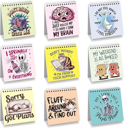 Funny Desk Signs 30 Fun Flip Over Messages Sarcastic Desktop Supplies for Office Coworker Colleague Work Gag Gift in Saudi Arabia