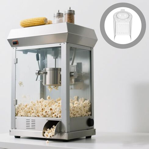 Replacement Popcorn Machine Cover Lid for Hot Air Popper Transparent Acrylic with Viewing Window Splash Prevention Heat Resistant Fit for Standard Popcorn Makers in Saudi Arabia