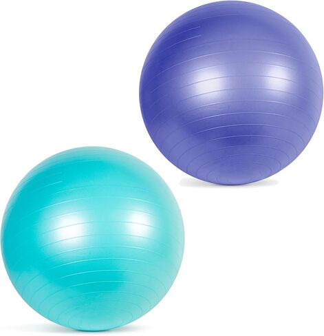 Fitness Anti-Burst Stability Ball, 65cm, Purple in Saudi Arabia