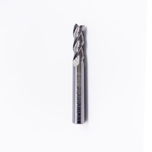 1pcs 1/4 Roughing End Mill for Aluminium, 3 Flutes Carbide CNC Router Bit, 1/4" Shank, 3/4" Cutting Length, 2" Overall – for Aluminium Alloy in Saudi Arabia