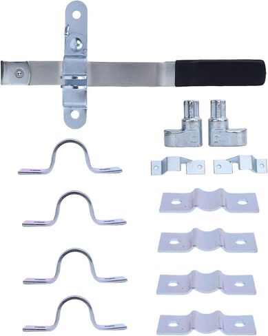 Acouto Cam Action Door Lock Kit Trailer Door Cam Lock Metal Rustproof Lever Structure for Cargo Trailer Shipping Container Bar Latch Hasp Retainer Keeper in Saudi Arabia