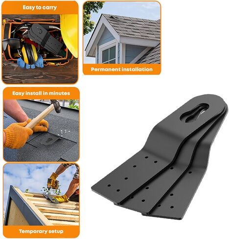 3Pcs Heavy Duty Roof Anchors Buckle Roofing Tool Portable Hook Roofing Hitches Clip Portable Hook for Wood Frame Building in Saudi Arabia
