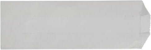 Take-Out Hot Dog Bag White Paper - 3"L x 2"D x 8 3/4"H 1000 per Case in Saudi Arabia