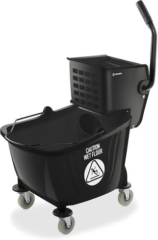 Dryser Commercial Side Press Wringer Combo Mop Bucket, 33 Quart, Red in Saudi Arabia