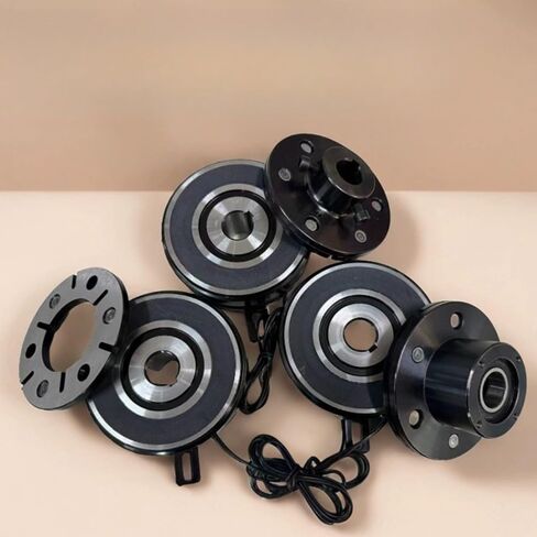 DLD6 Single Plate Electromagnetic Clutch & Brake - 12V/24V Electric Holding Brake for Industrial Equipment (DJDM06-10B) in Kuwait