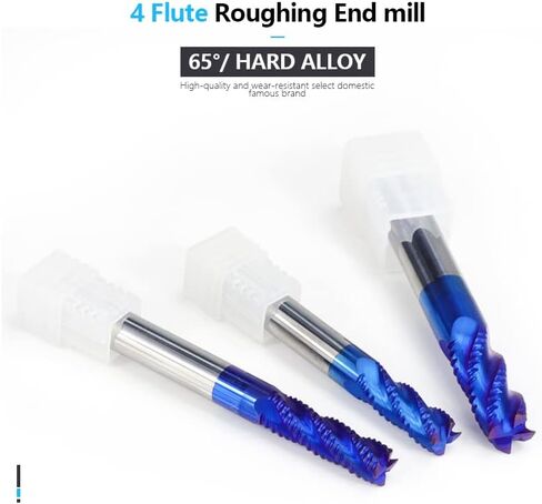 1 قطعة 4 الناي التخشين نهاية مطحنة كربيد نهاية مطحنة قاطعة المطحنة 4 مللي متر-12 مللي متر التخشين نهاية مطحنة دوامة CNC راوتر بت المعادن أداة طحن in Kuwait