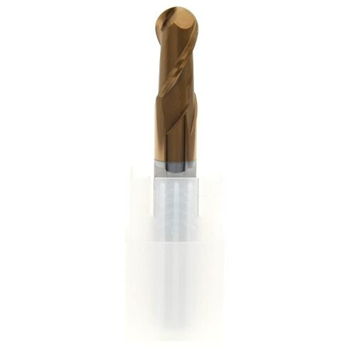 1Pcs Ball Nose End Mill 2 Flute Lengthen Ball Nose End Mill Cutting HRC60 4mm 5mm Milling Machining Tungsten Steel Sprial Bit Milling Cutter(R6.0x12Dx100L) in Saudi Arabia