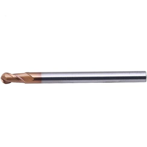 1Pcs Ball Nose End Mill 2 Flute Lengthen Ball Nose End Mill Cutting HRC60 4mm 5mm Milling Machining Tungsten Steel Sprial Bit Milling Cutter(R6.0x12Dx100L) in Saudi Arabia