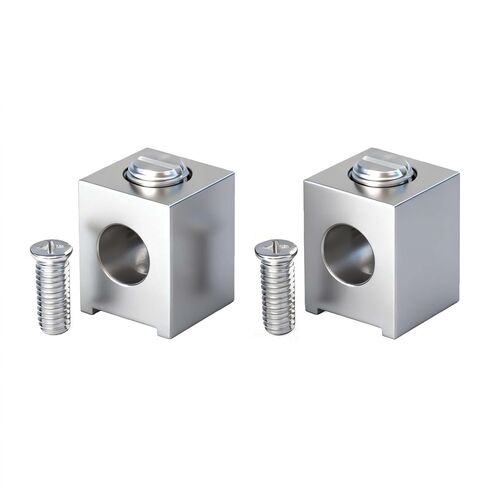 Neutral Lug Kit Circuit Breaker Ground Lugs Aluminum Grounding Lugs Fits #4-2/0 AWG Wire, Electrical Wiring Connection Kit - Easy Install for Load Centers & Breaker Boxes (4) in Kuwait