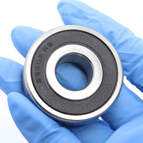 Power Transmission Products 10PCS S6302RS Bearing 15x42x13mm ABEC-3 440C Stainless Steel Ball Bearings 6302 Ball Bearing S 6302RS Ball Bearings in Saudi Arabia