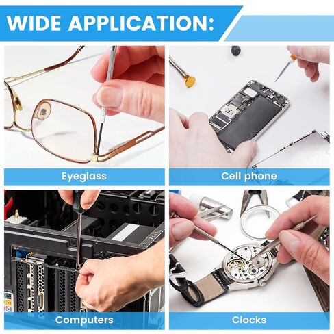 1020Pcs 304 Stainless Steel Tiny Micro Screws Assortment Kit for Eyeglasses Watches, M1 M1.2 M1.4 M1.6 M2 M2.5 Metric, Phillips Pan Head Fully Threaded Machine Screws in Saudi Arabia