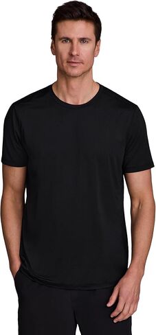 RBX Active Men's Athletic Fit Workout Tee, Short Sleeve Moisture Wicking Quick Drying Crewneck Training Shirt in Saudi Arabia