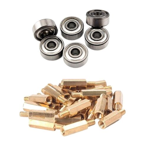 2025 Trend20pcs 695ZZ Miniature Deep Groove Ball Bearing & 300 Pcs M2 Hex Column Spacer Screw Nut Assortment Kit in Saudi Arabia