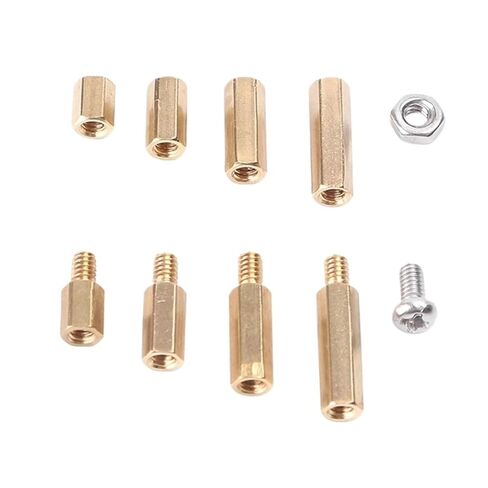 2025 Trend20pcs 695ZZ Miniature Deep Groove Ball Bearing & 300 Pcs M2 Hex Column Spacer Screw Nut Assortment Kit in Saudi Arabia