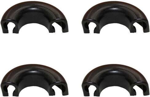 (8) Black D-Ring Isolators & (16) Silencers for 3/4" D-Rings Replaces JJKML025 in Saudi Arabia