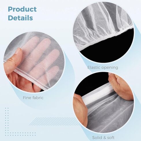100 PCS Paint Strainer Bags, 5 Gallon Fine Mesh Filter Bags Disposable Paint Strainer Bags, Bucket Strainers with Elastic Opening Filter Bags for Paint Gardening in Saudi Arabia