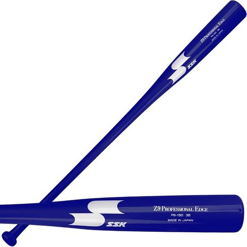SSK Z9 Professional Edge Coaches Wood Fungo Bat 33" 35" 37" - Baseball & Softball - 60 Day Warranty - 35+ Colors (Royal/Royal/White, 35") in Saudi Arabia