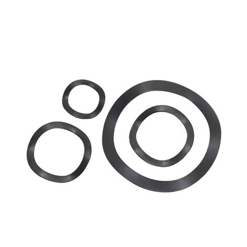 M4 M5 M8 M12 M17 65# Mangnese Steel Bearing Shafts Three Wave Crest Type Spring Washer Gasket Wave Washer(M4x7x0.25-100pcs) in Saudi Arabia