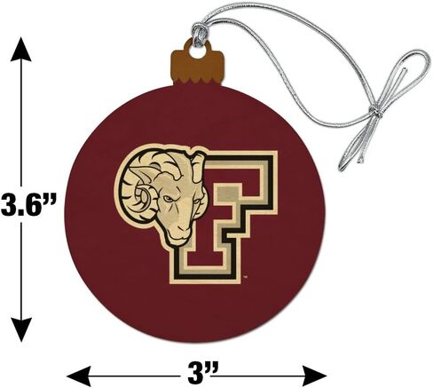 GRAPHICS & MORE Fordham University Primary Logo Wood Christmas Tree Holiday Ornament in Saudi Arabia