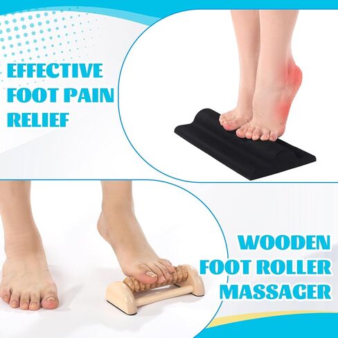 AceOrbit 8 Pcs Toe Exercise Kit Includes Toe Stretcher Bands Toes Separators Foot Stretcher Pad and Foot Roller Relief Set for Bunions Hallux Valgus Corrector Heel Spurs Tendonitis in Saudi Arabia