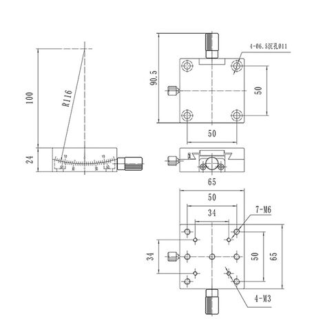 PT-SD301 Precision Manual Angle Worktable in Kuwait